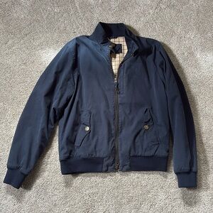 J. Crew Gray Blue Zip Up Jacket Size Medium